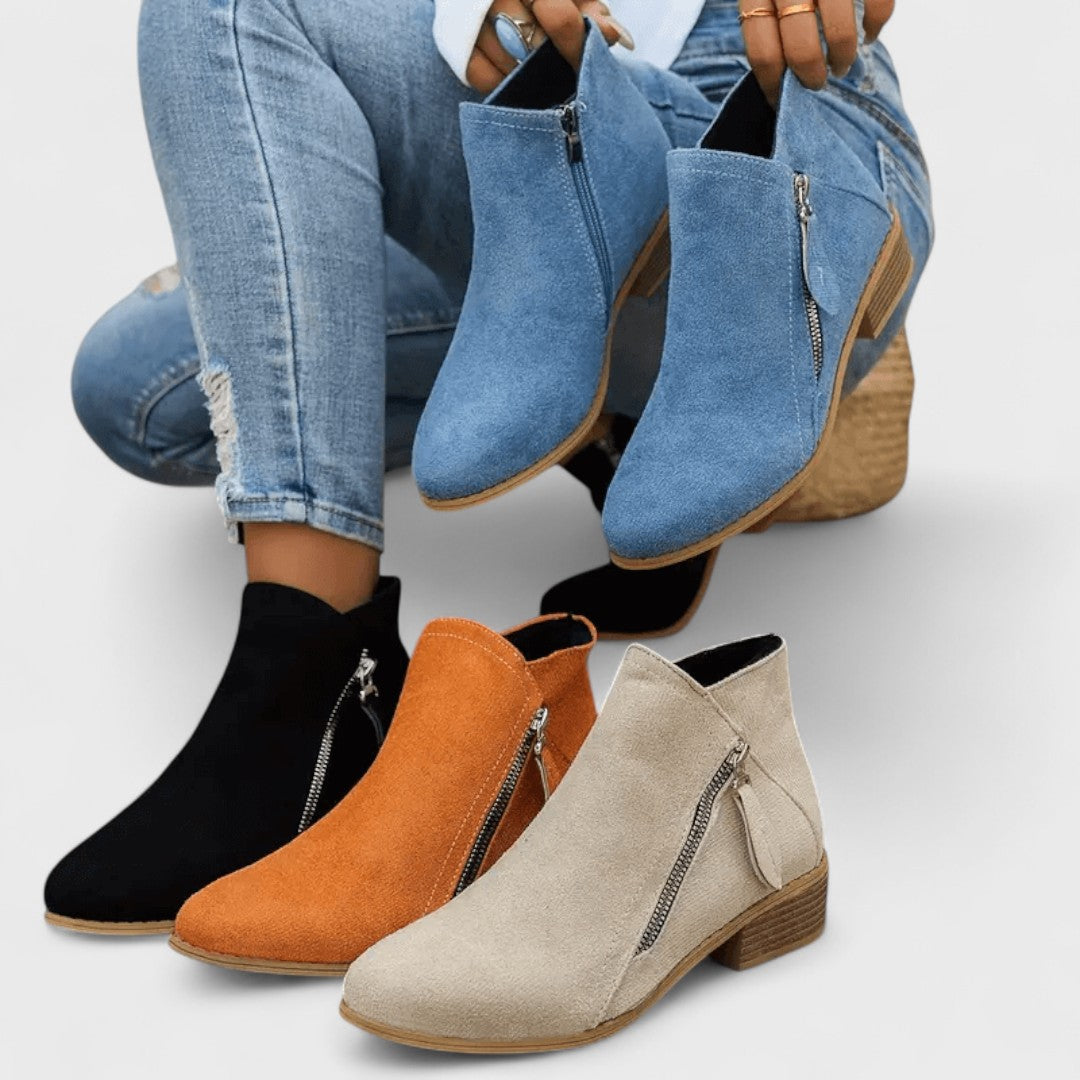 Fiora - Klasyczne botki vintage