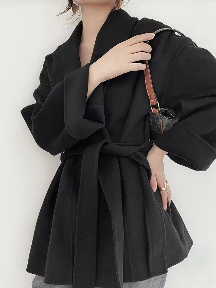 Serenya | Długi wełniany płaszcz