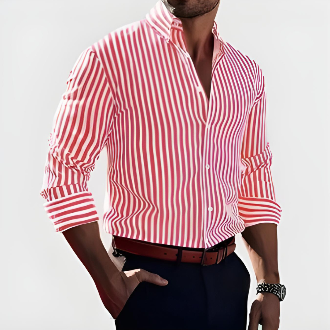 Lorian / Elegant Striped Shirt