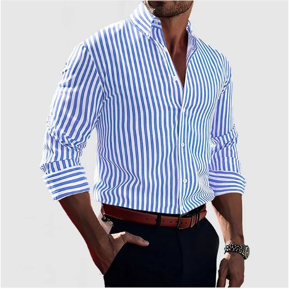 Lorian / Elegant Striped Shirt