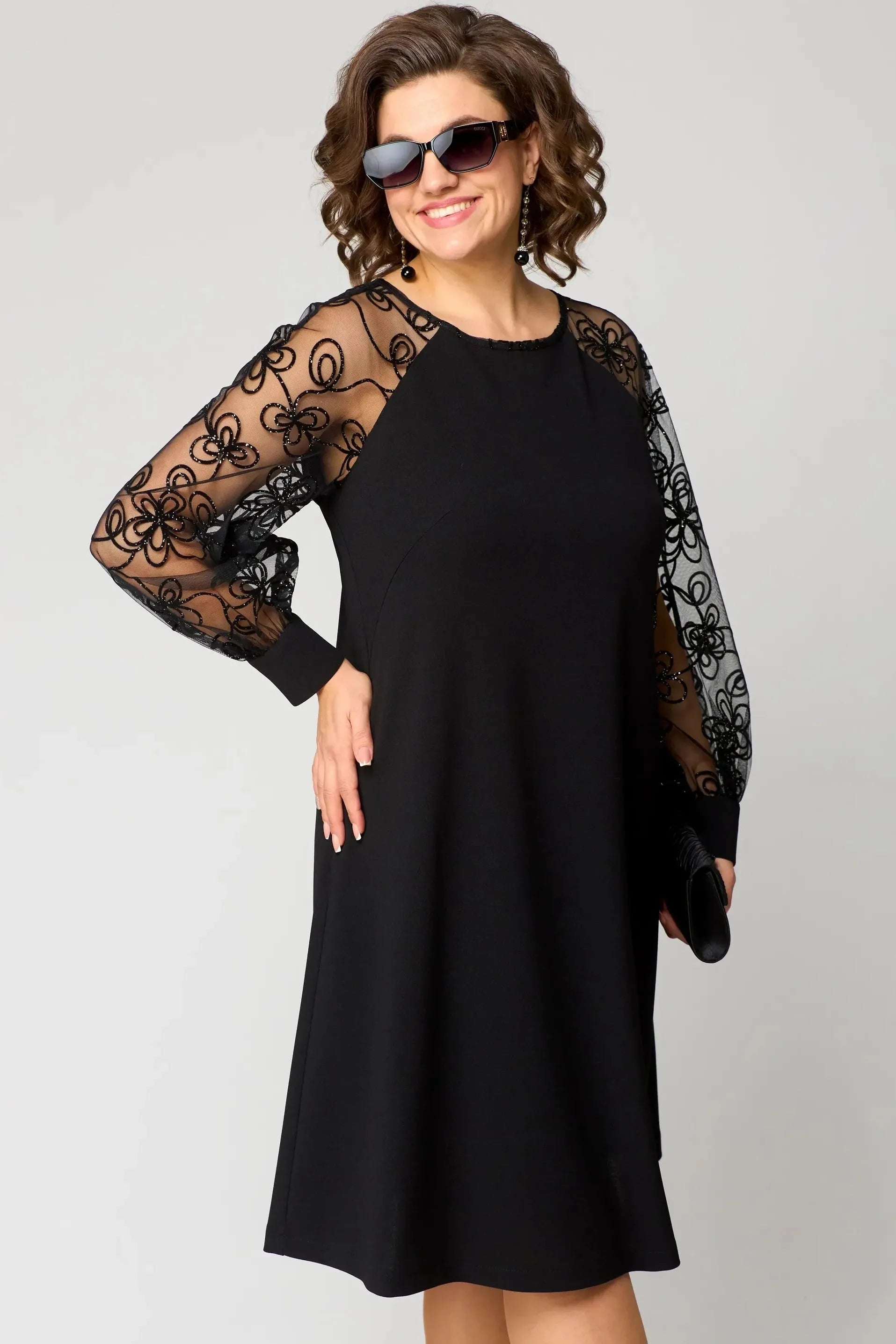 Edyth – elegancka sukienka koronkowa