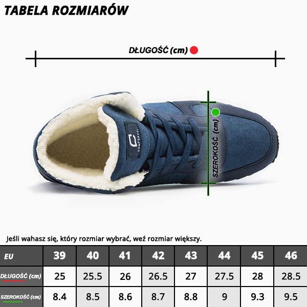 SNUGG™ - MĘSKIE CIEPŁE BUTY